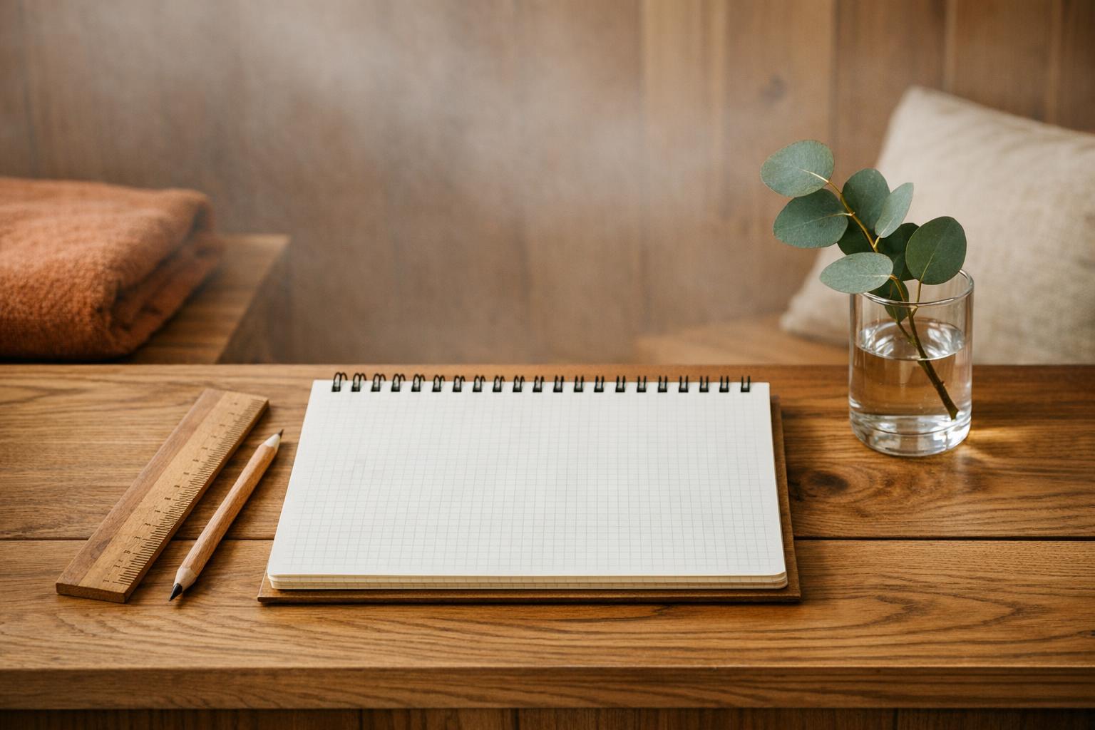 Plan your floor space AI-generated editorial illustration.